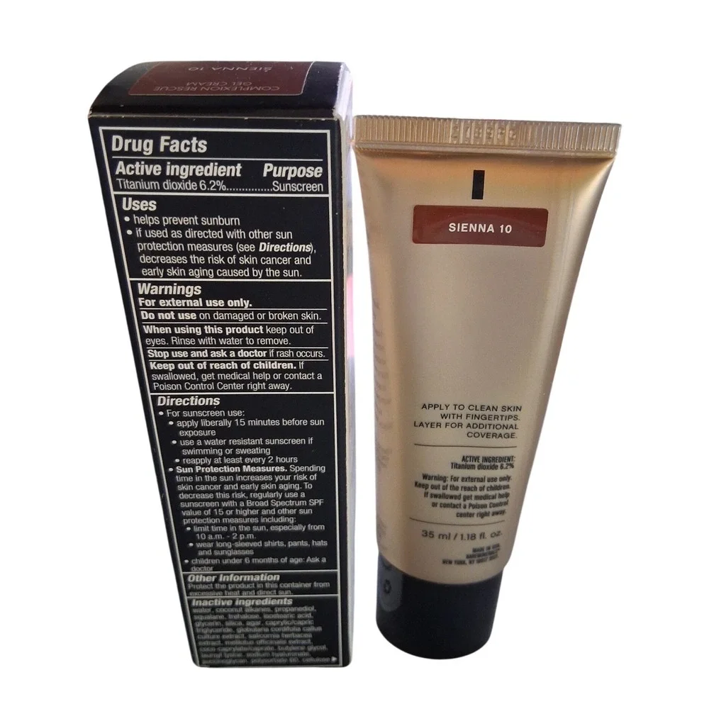 Bare Minerals Complexion‎ Rescue Sienna 10 Tinted Moisturizer Hyaluronic SPF 30